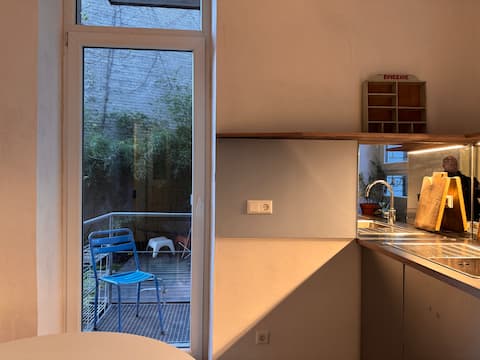 Successful Airbnb property: Nicely located in the center – apartment in the Heusteigviertel in Lehen