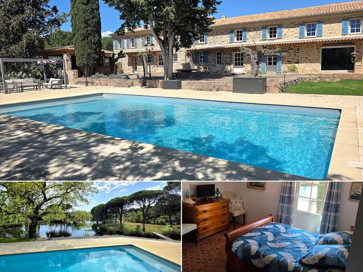 Chambre Vue Lac & Nature Bastide De Prestige - Vidauban