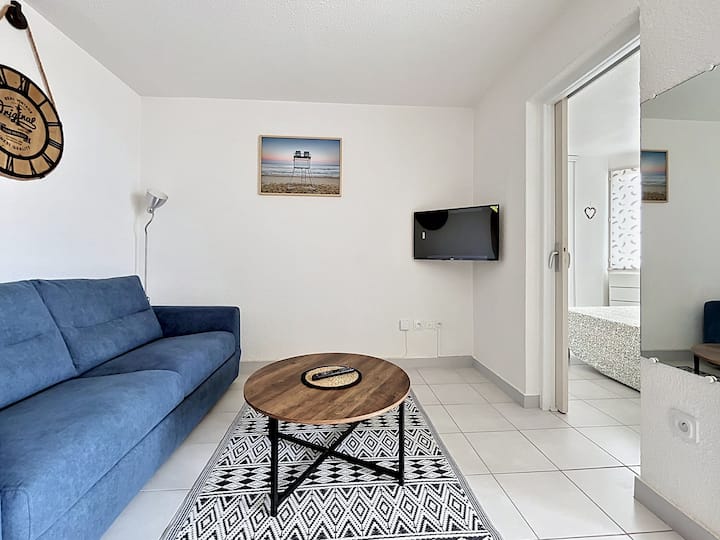 L'azurée | 2 Chambres | Proche Du Port | Clim - Gruissan