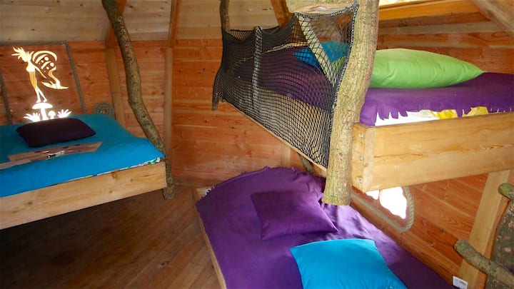 Dormir Dans 1 Cabane Dans Les Arbres Brocéliande - Bretagne