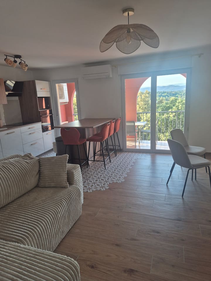 T3 Rénové Avec Piscine, Terrasse Et Climatisation - Fréjus