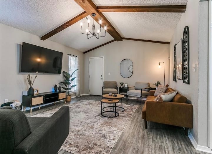 3 Bd House W/ Fire Pit, 5 Min From Ou And Stadium! - Norman