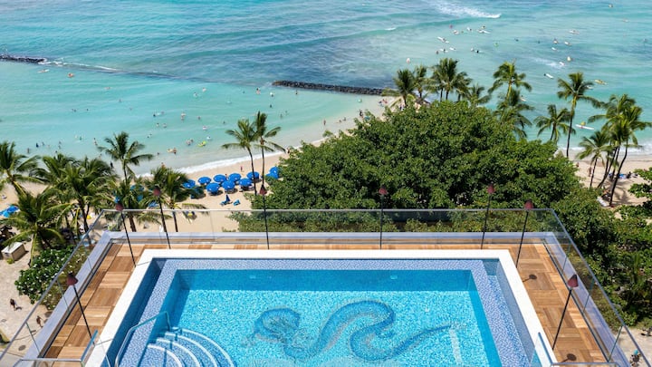Ocean View Peridot Suite - Espacio Waikiki - ホノルル