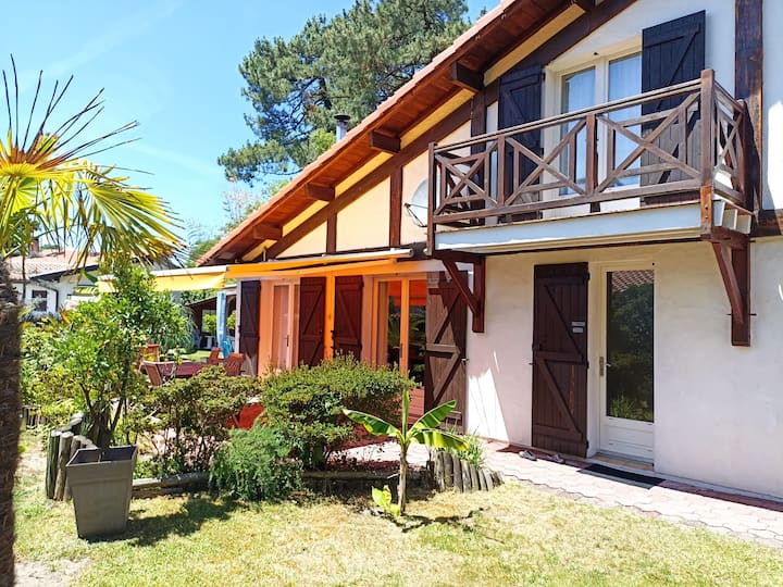 Maison Familiale Avec Grand Jardin - Labenne