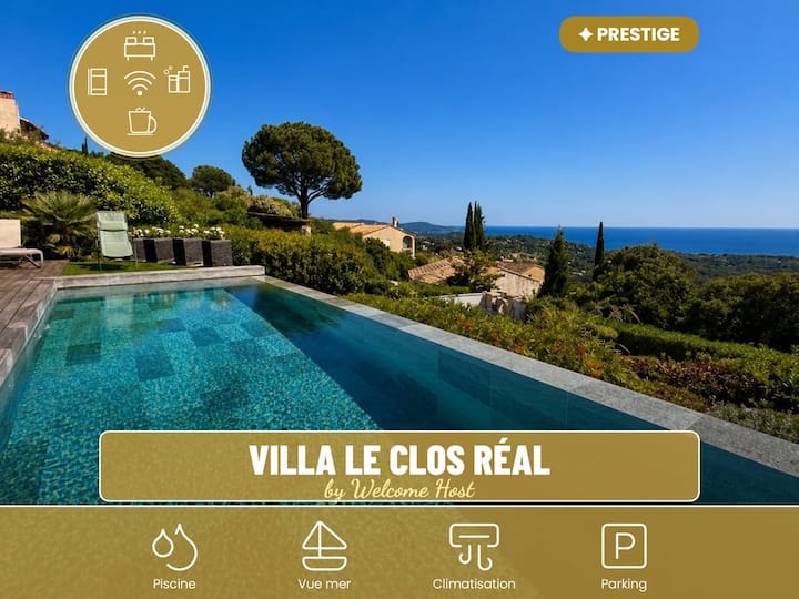 Villa Le Clos Réal Vue Panoramique, Piscine, 9 Per - La Croix-Valmer