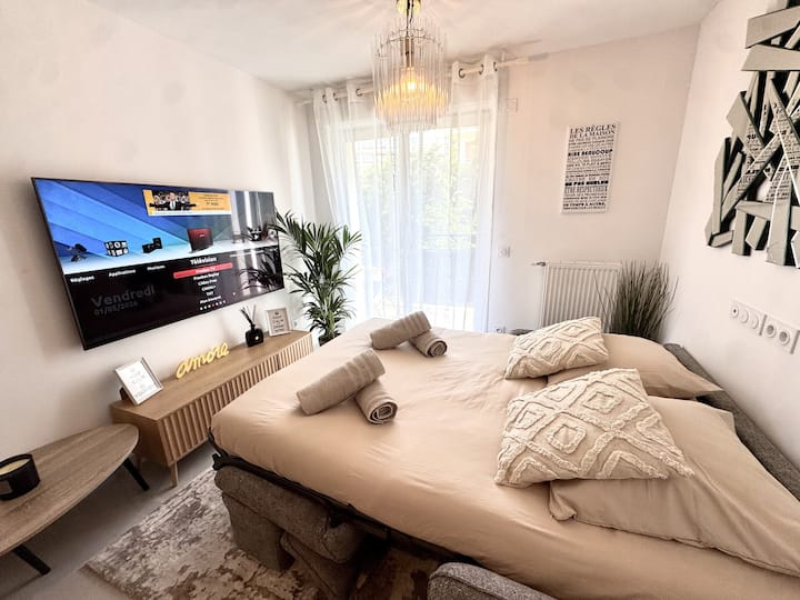 Superbe Apt Neuf•terrasse• Paris 15min•rer•parking - Neuilly-Plaisance