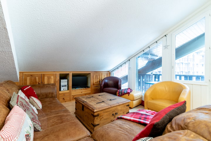 Hyper Centre à Val D'isère, 6 Pers, 2 Sbd, Parking - Val-d'Isère