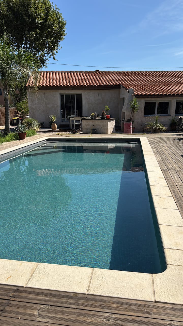 Villa Familial Avec Piscine - Perpignan