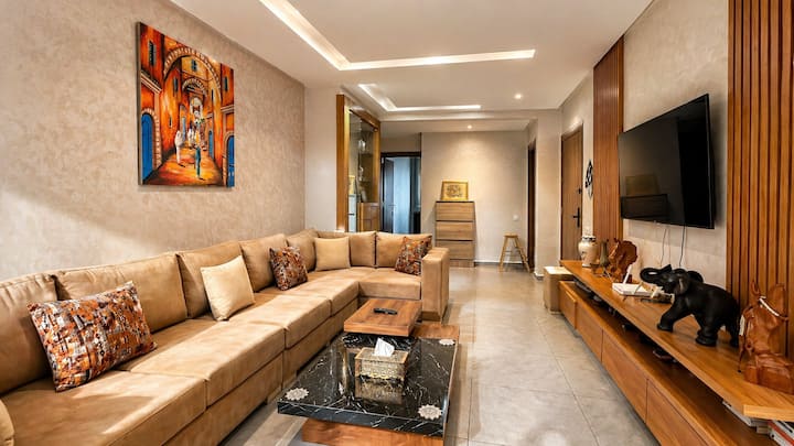 Appartement · Témara · 3 chambres · 5 lits · 2 salles de bain privées