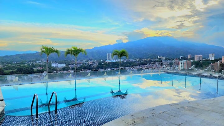 Apto Luxurycerca A Centros Comerciales/gym/piscina - Ibagué