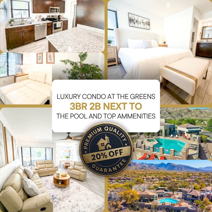 Luxury 3br Condo  Poolside & Top Amenities - Tucson, AZ