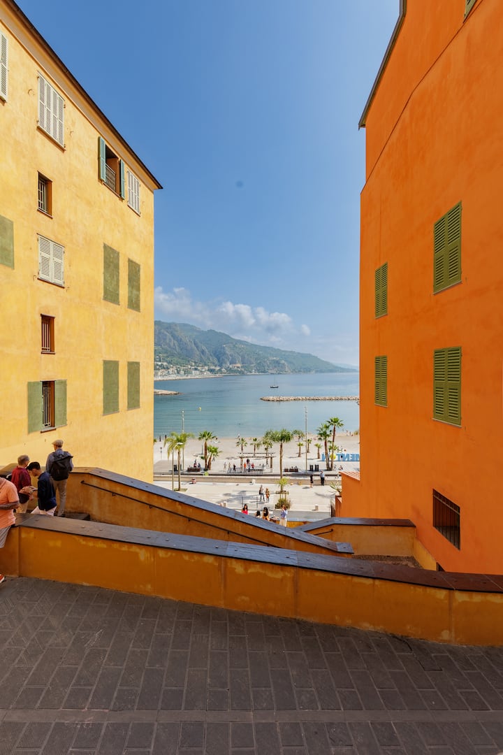 Casa Mila . Plage à 2 Min . Vieille Ville - Menton