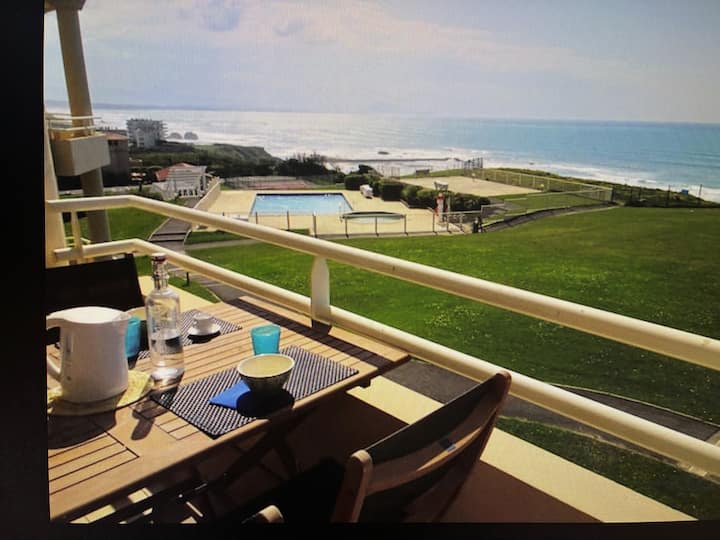 Vue Océan, Terrasse, Parking, Plage à Pied ! - Biarritz