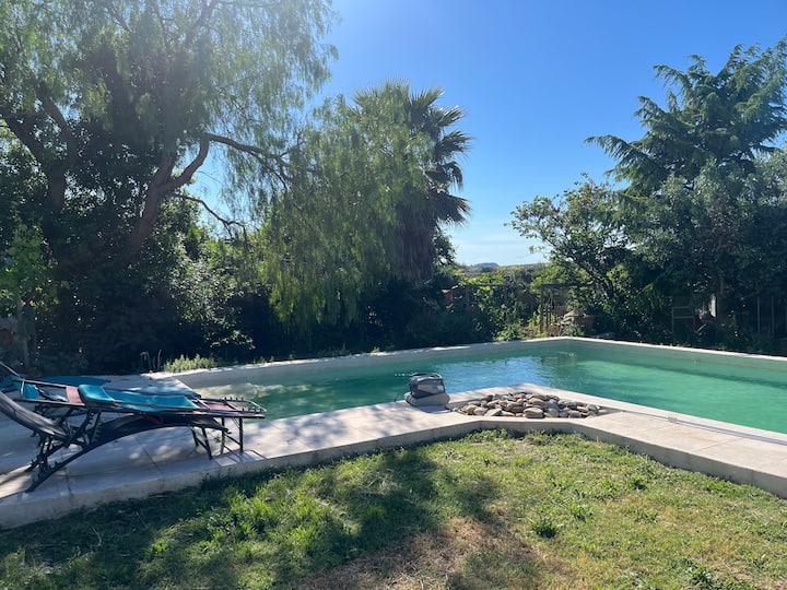Apt De 40 M2 4 Kms De La Mer Piscine à Partager - Vendres