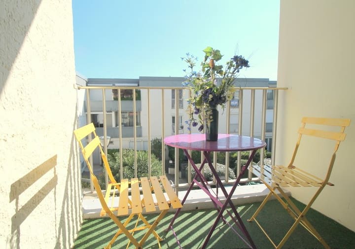 Studio Paisible- Climatisation-ascenseur - Balaruc-les-Bains