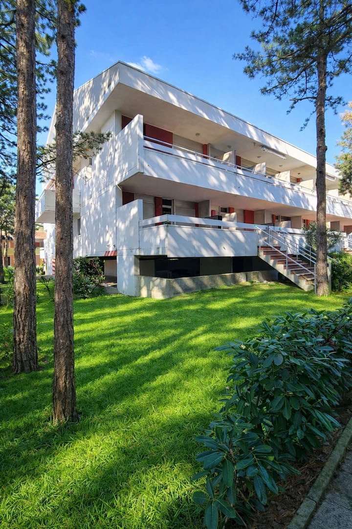 Apartment Auriga  60m²: Garten, Terrasse & Garage - Bibione