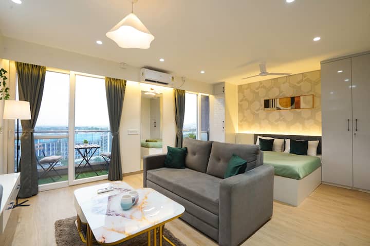 A916|airport View From Balcony|coffee Maker|50 Tv - Pune