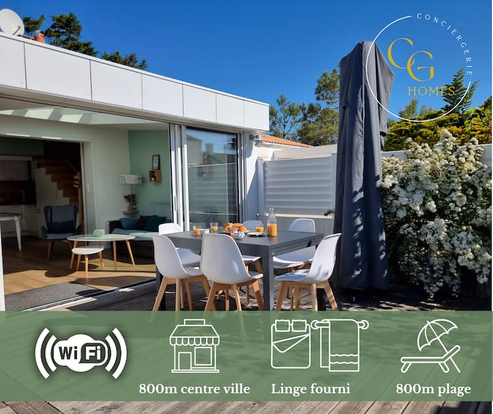 Au Rythme Des Marées *800m Plage *Wifi *Barbecue - Bretignolles-sur-Mer