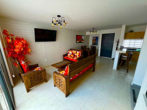 Successful Airbnb property: Premium house in a private residential area, 4 bedrooms, great location in Colonia Ciudad Orquídea