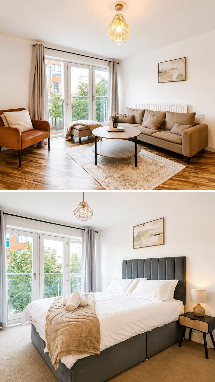 Central Apartment–balcony, Intercom, Wi-fi&netflix - Birmingham