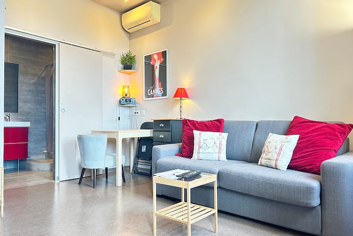Appartement 2 P Rénové Esprit Hôtel - Cannes