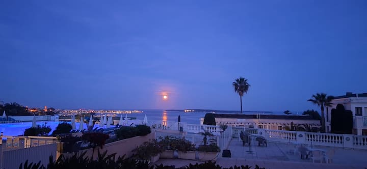Vue Mer & Piscine Cannes | Plage à Pied | Parking - Cannes
