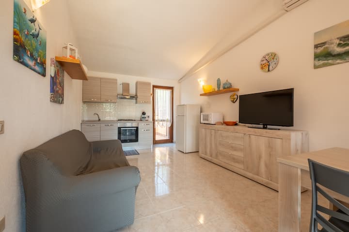 Maison Avec Cour Et Accès Direct Pour 4 Personnes - San Teodoro