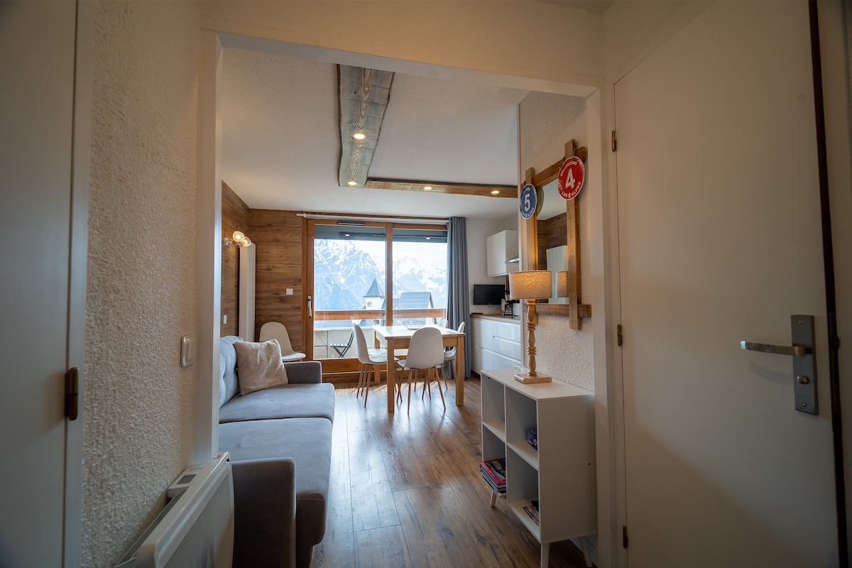 Perché au 10ème — appartement 5 personnes aux 2 Alpes, vue Muzelle — photo 7