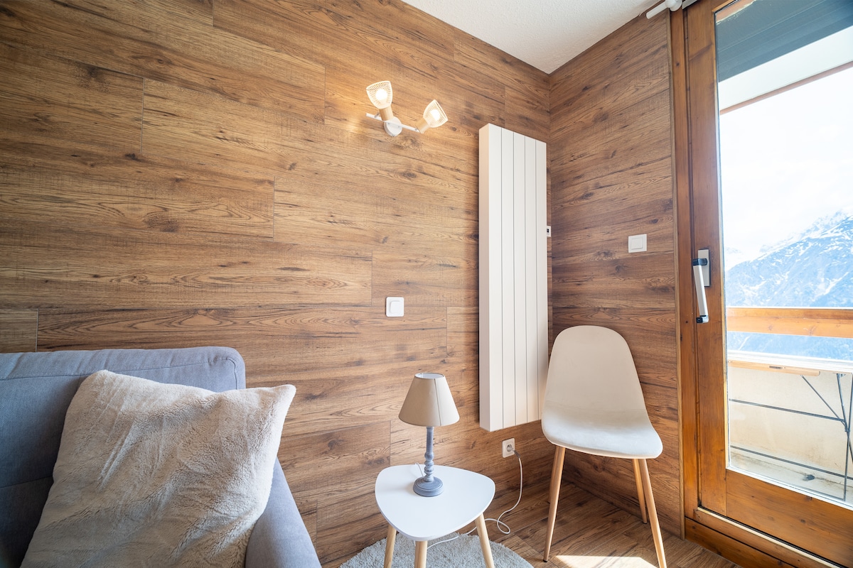 Perché au 10ème — appartement 5 personnes aux 2 Alpes, vue Muzelle — photo 6