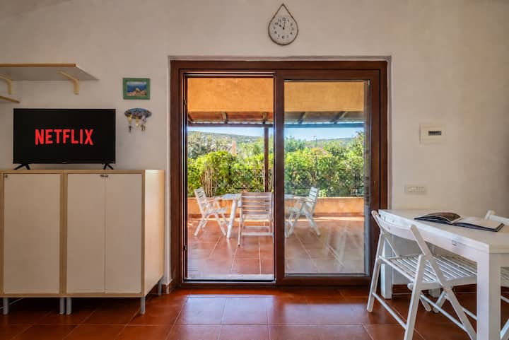 Maisonnette Avec Véranda · 300m Plage · Parking - Palau, Sassari, Italy