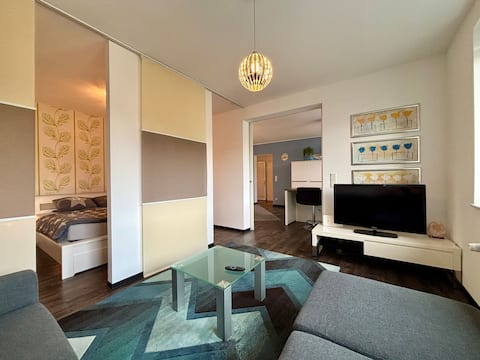 Beliebte Airbnb-Anzeige: City apartment - Just a stone's throw from the trade fair / Rü in Essen