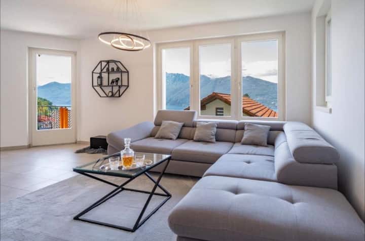 Terrassenwohnung An Bester Lage Mit Parkplatz - Gambarogno