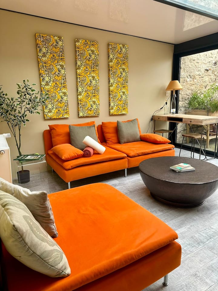 Maison Cosy Pour 2 à Crépy – Véranda & Jardin - クレピ＝アン＝ヴァロワ