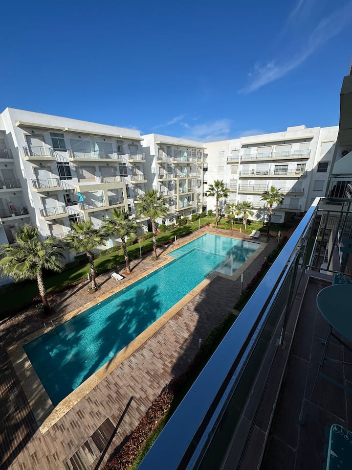 Appart Cosy, Piscine, Proche Plage - Bouznika