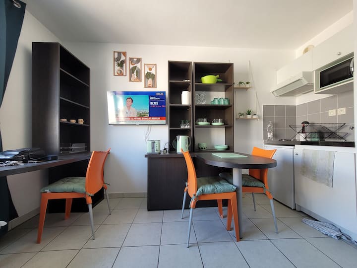 Studio Climatisé Refait à Neuf - La Valette-du-Var