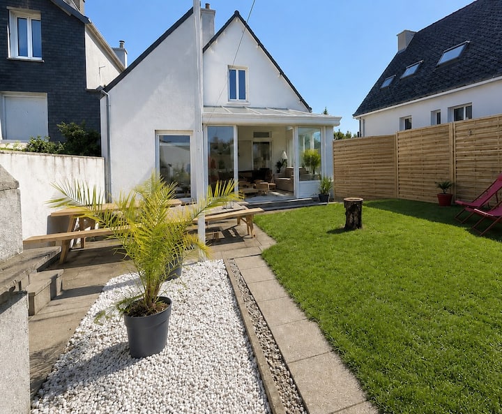Maison 8 Pers  Jardin Privatif. Plage A Pieds - 