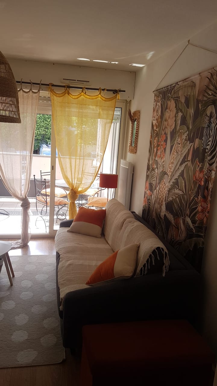 Joli Studio 24m2 + 9m2 De Loggia - Biarritz