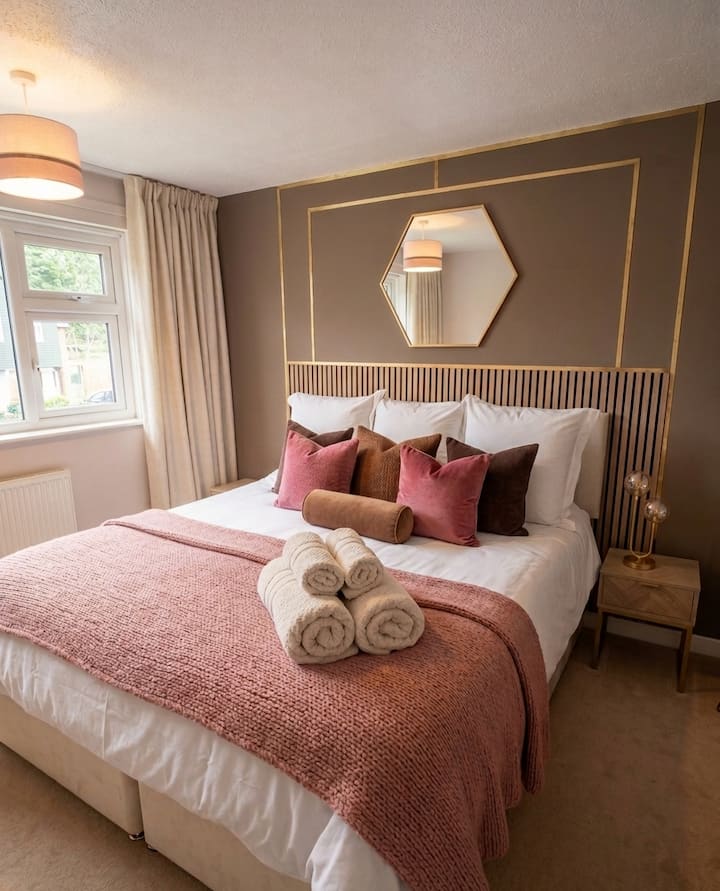 Premium 5 Bed - 2 Baths - Work And Leisure Breaks - 皇家利明頓溫泉