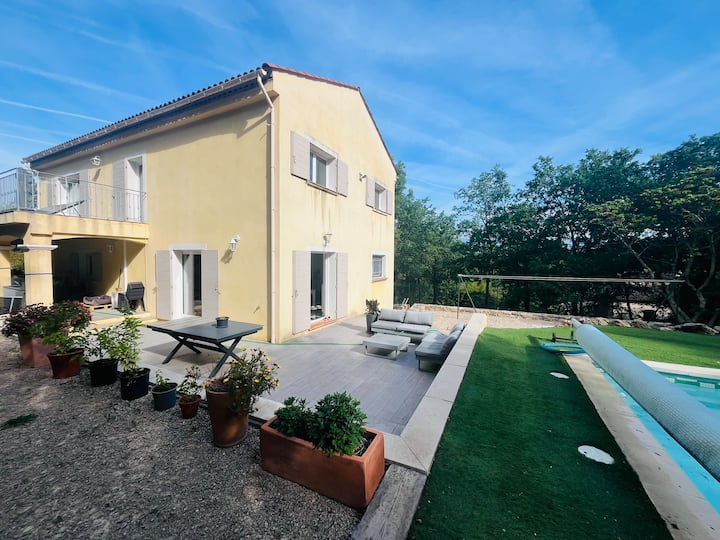 Rez De Villa Avec Piscine Et Terrasse Au Calme - Fayence