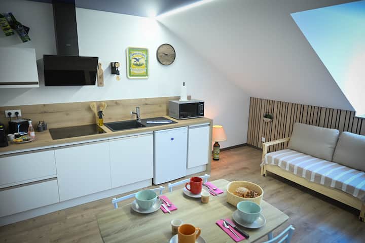 Côté Pont T2 Lumineux De 35 M² 1 à 4 Voyageurs - Pontarlier