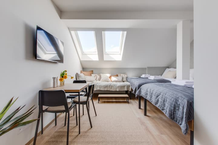 Rooftop Brand New Studio  A/c - Prague