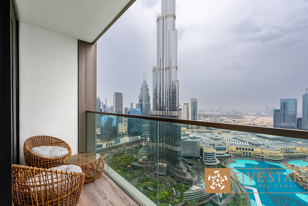 2 Bedroom Furnished Apartment with Burj Khalifa & Fountain View · IV 2