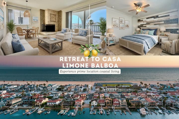Casa Limone Balboa L One Block To Beach L Parking - Newport Beach, CA