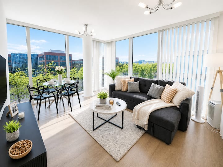 Stylish Flat @ The Hub • City Centre • Freeparking - Milton Keynes