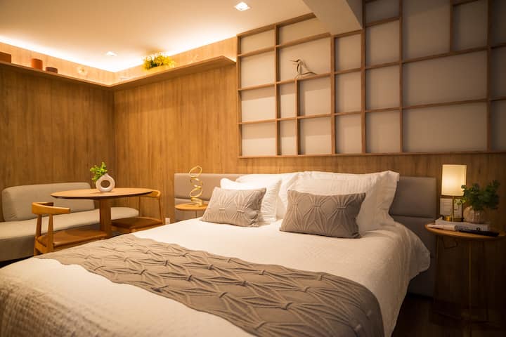 Studio β Premium Em Moema | Queen Piscinas E Sauna - São Paulo