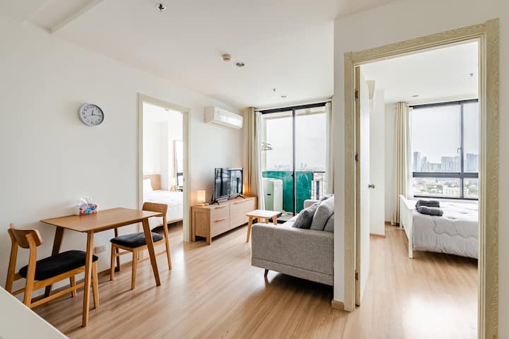 2br/2ba City View Condo | 800m To Bts On Nut - Tailandia