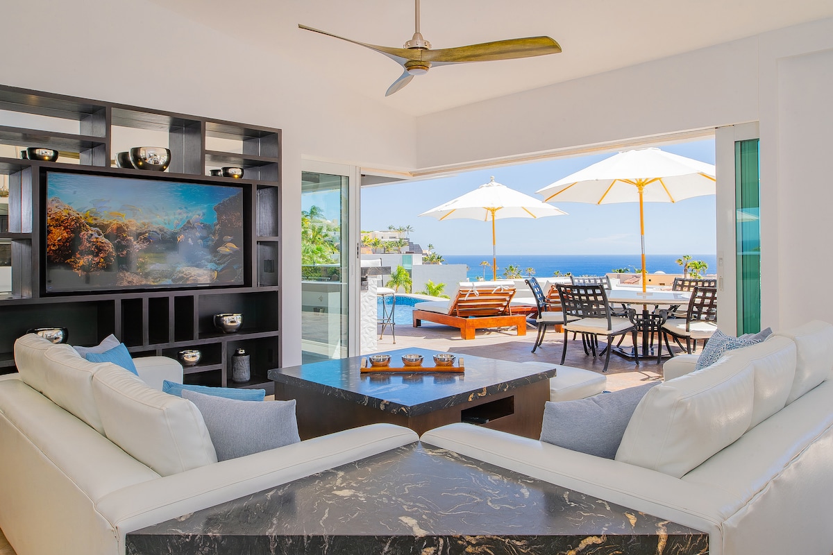Top Airbnb: Villa del Toro Rojo #1 rated Superhost in Pedregal. en Cabo San Lucas