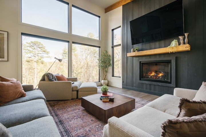 ‼️The Canopy House - Hot Tub, Sauna, Mountain View - Blue Ridge, GA