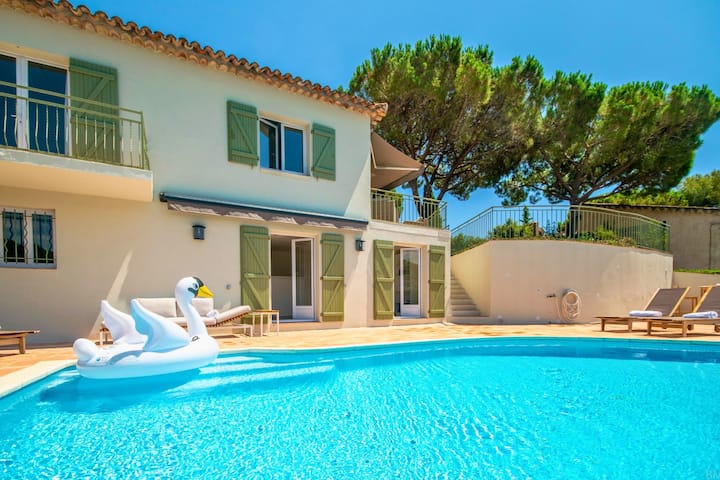 Villa Op Wandelafstand Van Het Strand Met Zwembad - Sainte-Maxime