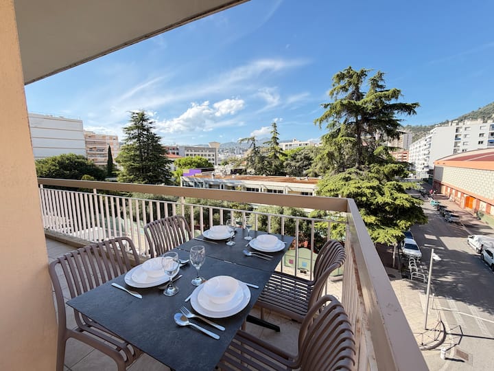 Grande Terrasse 25 M²  Clim  Parking Gratuit - Niza